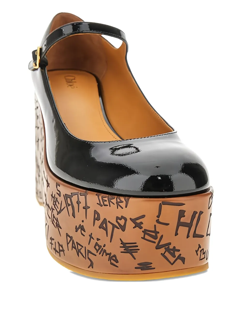 Chloé 80 mm Maxime pumps met sleehak Zwart