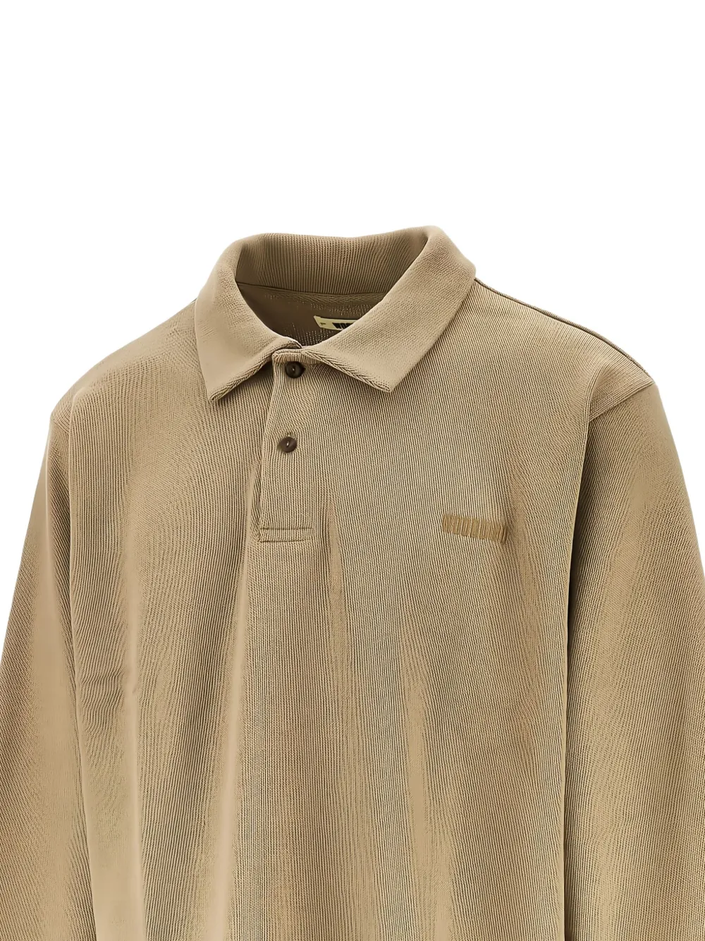 Bird embroidered-logo polo shirt - Beige