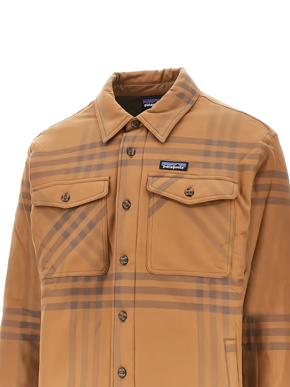 Patagonia plaid padded overshirt - Bruin