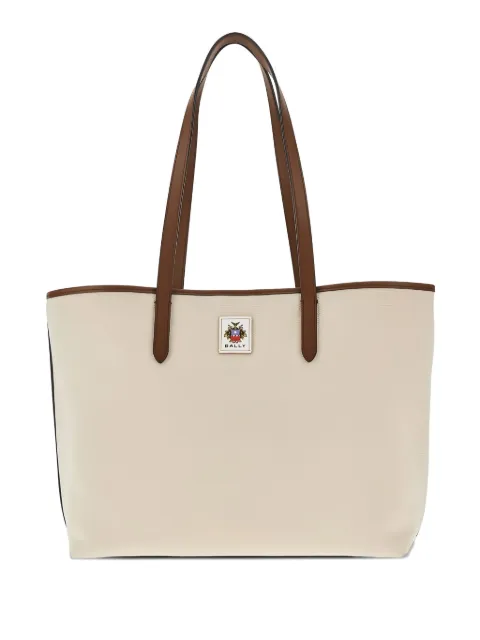 Bally logo-patch tote bag