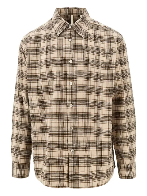 Sunflower checked cotton shirt