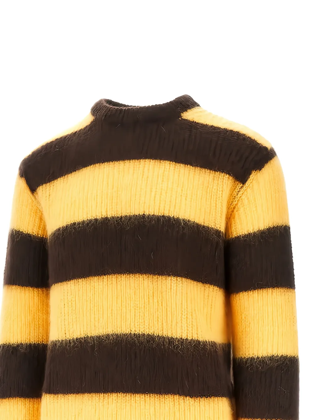AMARÁNTO striped-pattern sweater - Geel