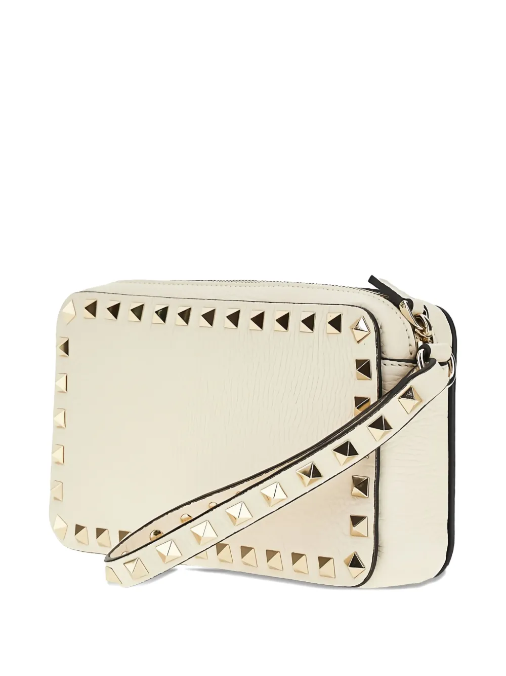Valentino Garavani Rockstud clutch bag - Bianco