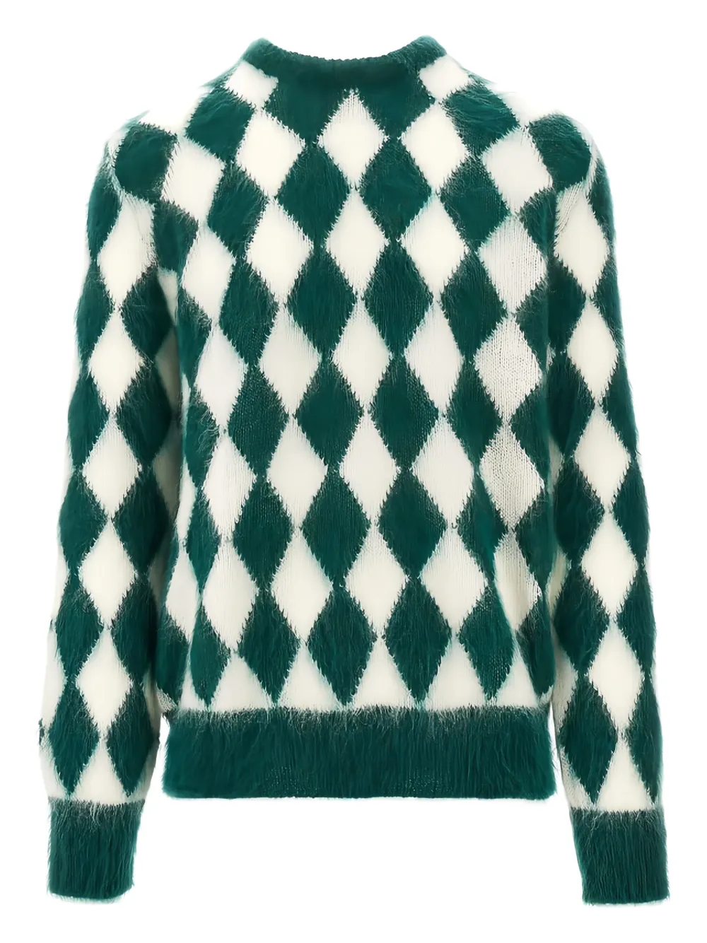 AMARÁNTO argyle-pattern sweater | Green | Image 1