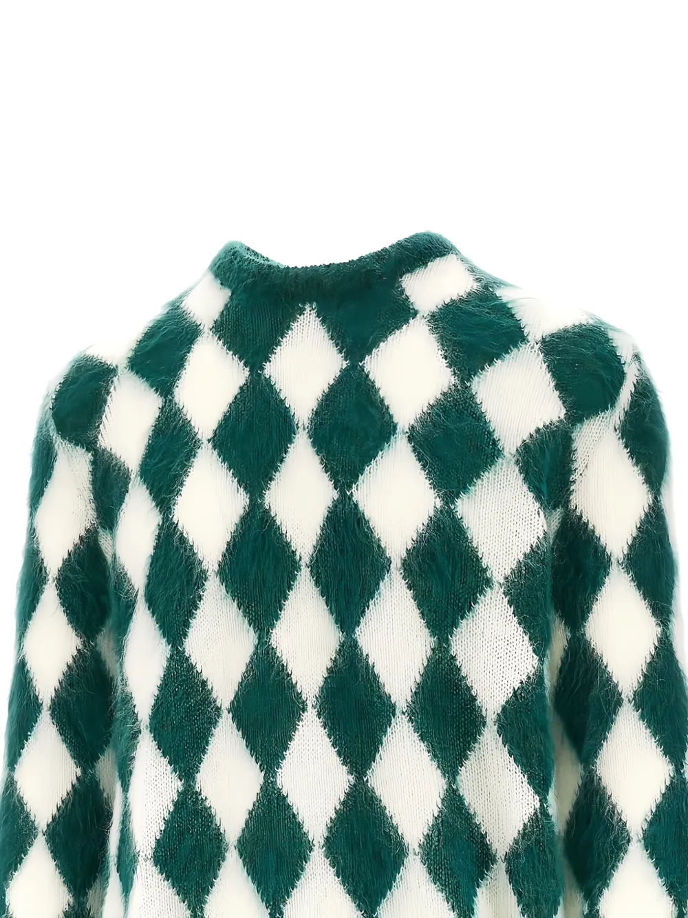 AMARÁNTO argyle-pattern sweater - Groen