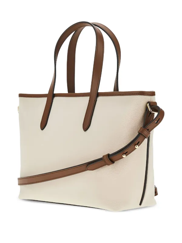 Bally ロゴプレート ハンドバッグ | ニュートラル | FARFETCH JP