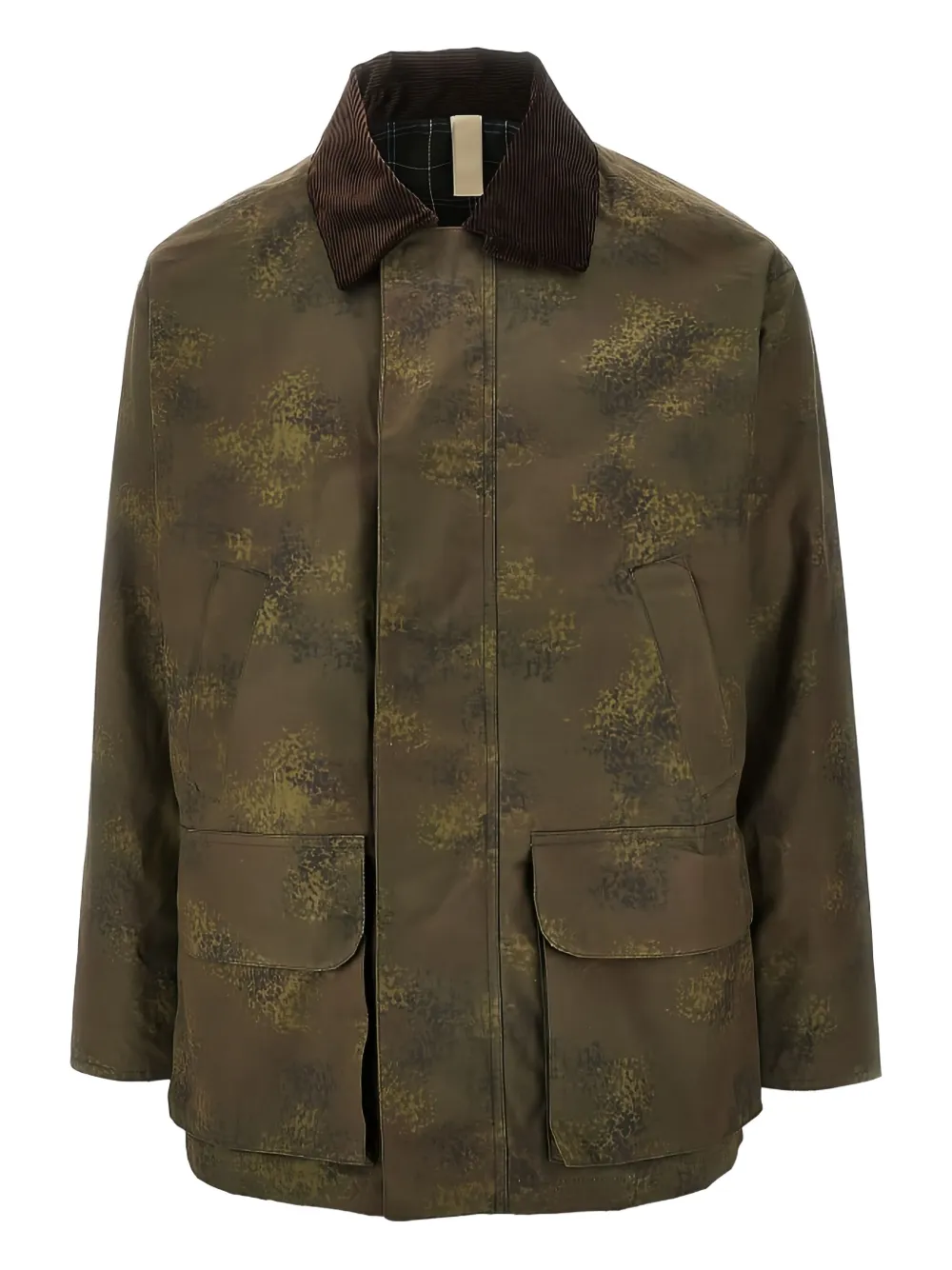 Sunflower corduroy-collar jacket | Green | Image 1