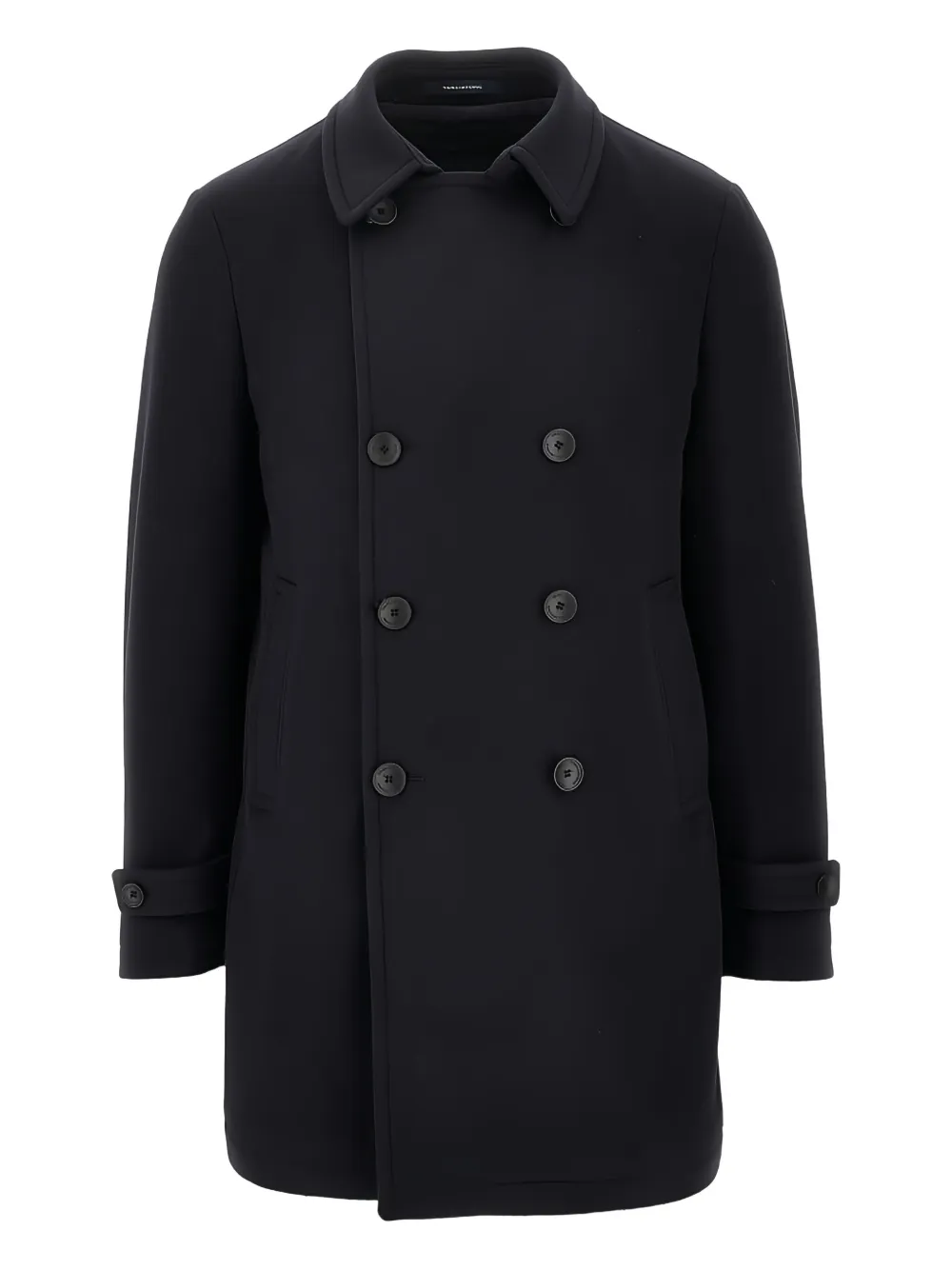 Tagliatore double-breasted coat | Blue | Image 1