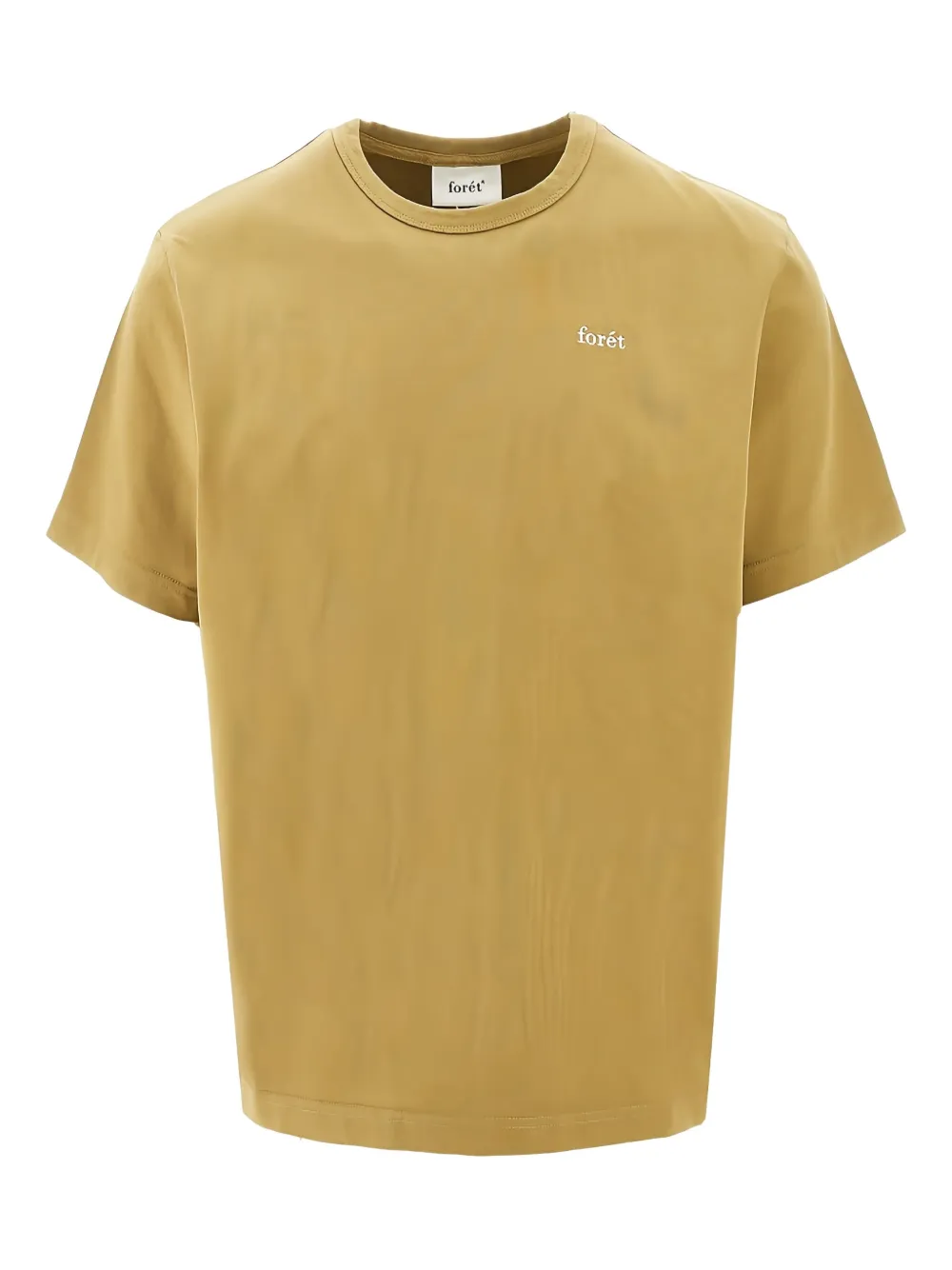 Foret Oak ロゴエンブロイダリー Tシャツ | ブラウン | Image 1