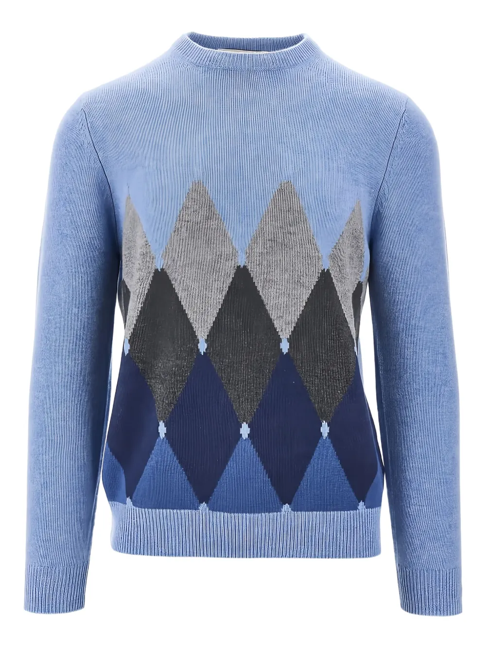 Ballantyne argyle-pattern sweater | Blue | Image 1