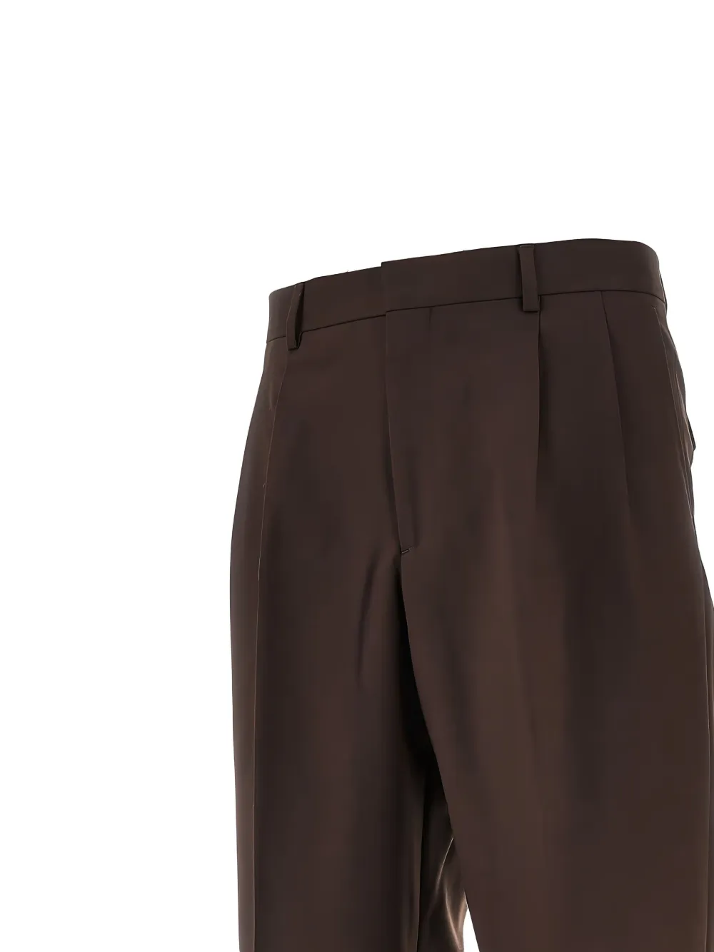 Sunflower pleated trousers - Bruin