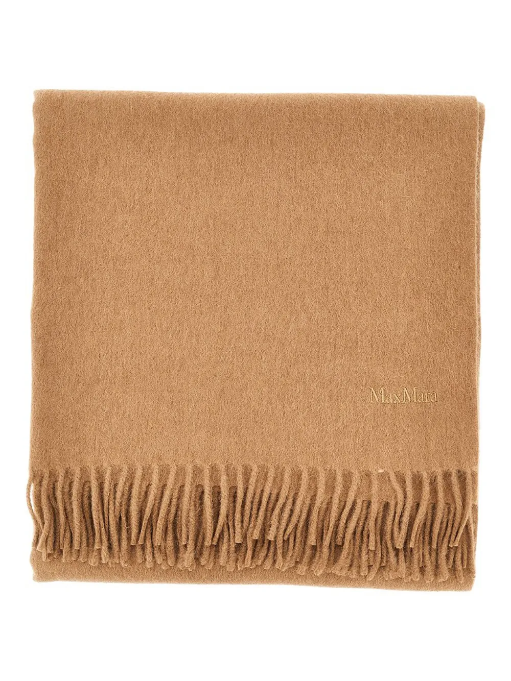 Max Mara fringed scarf | Neutrals | Image 1