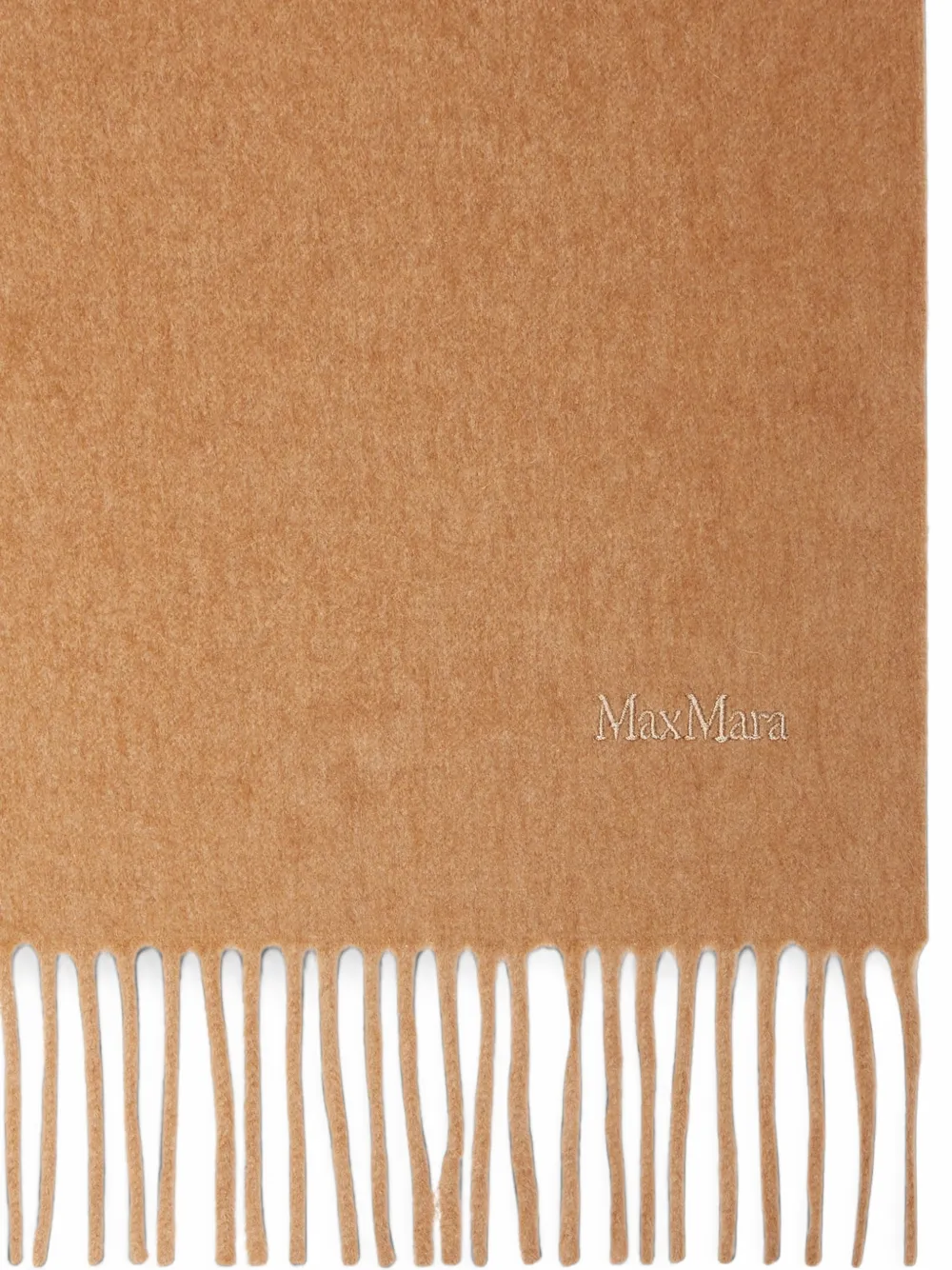 Max Mara Sjaal met franje Beige