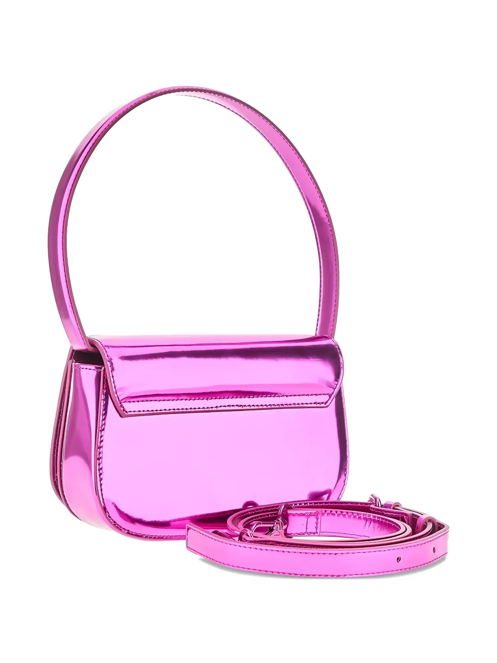 Diesel logo shoulder bag - Roze
