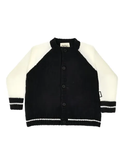 Doudou et Compagnie logo-detail buttoned cardigan