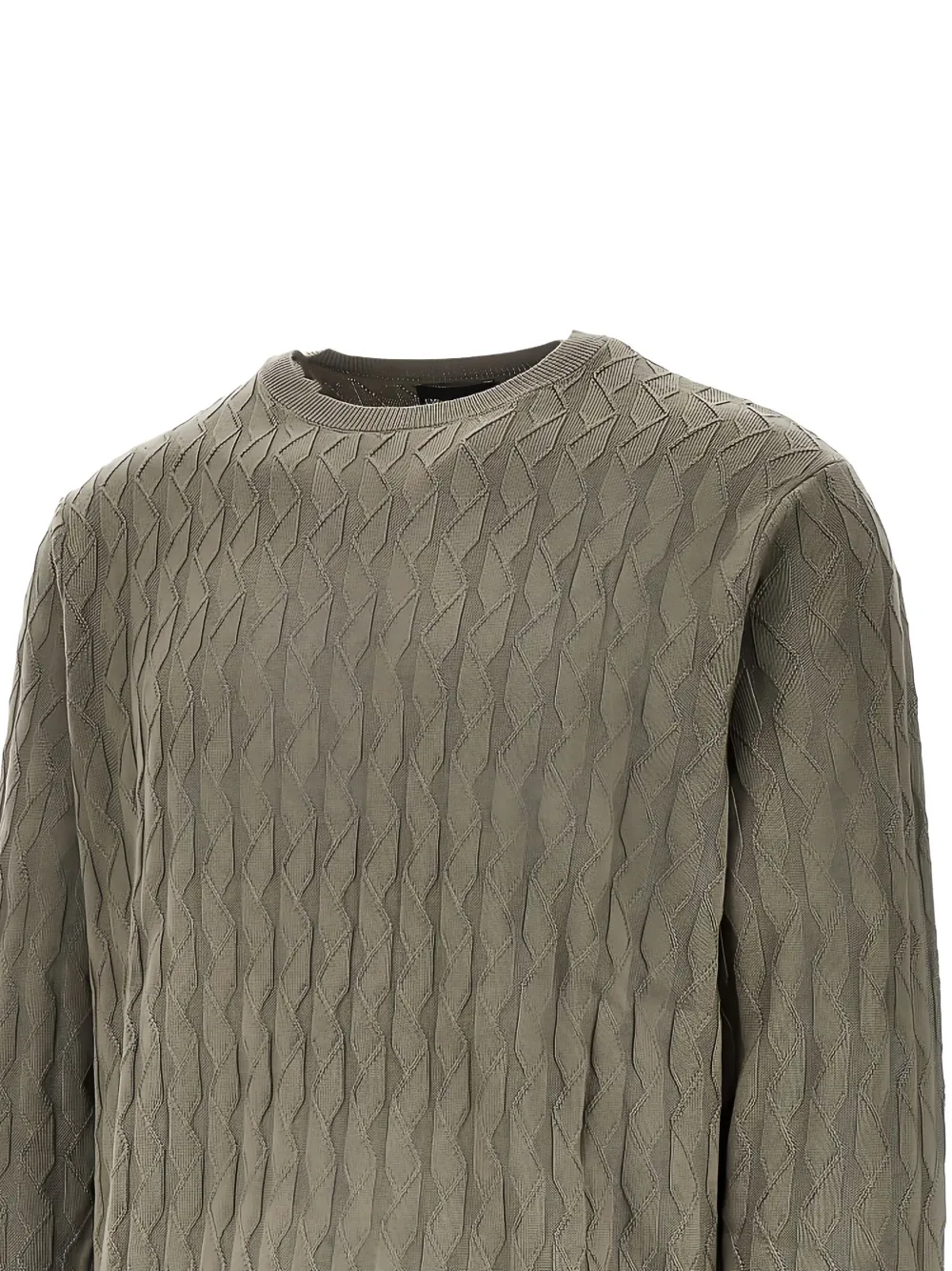 Emporio Armani Trui met ronde hals - Groen