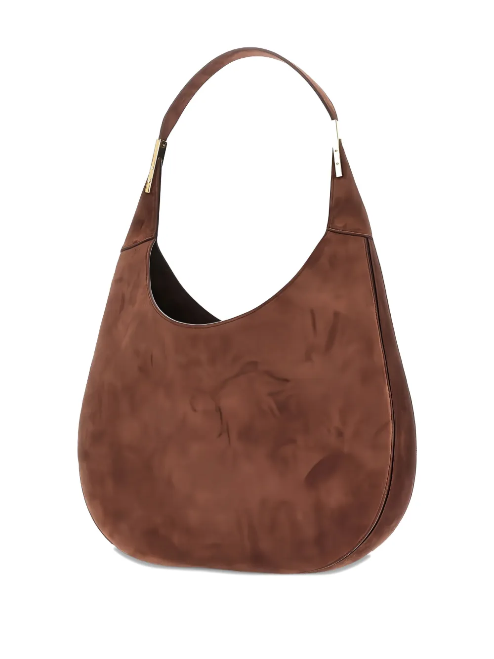 Savette Florence Hobo Suede Shoulder Bag In Brown