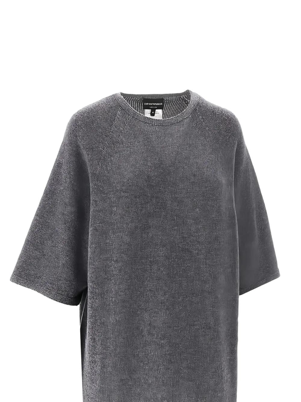 Emporio Armani Gebreide midi-jurk - Grijs