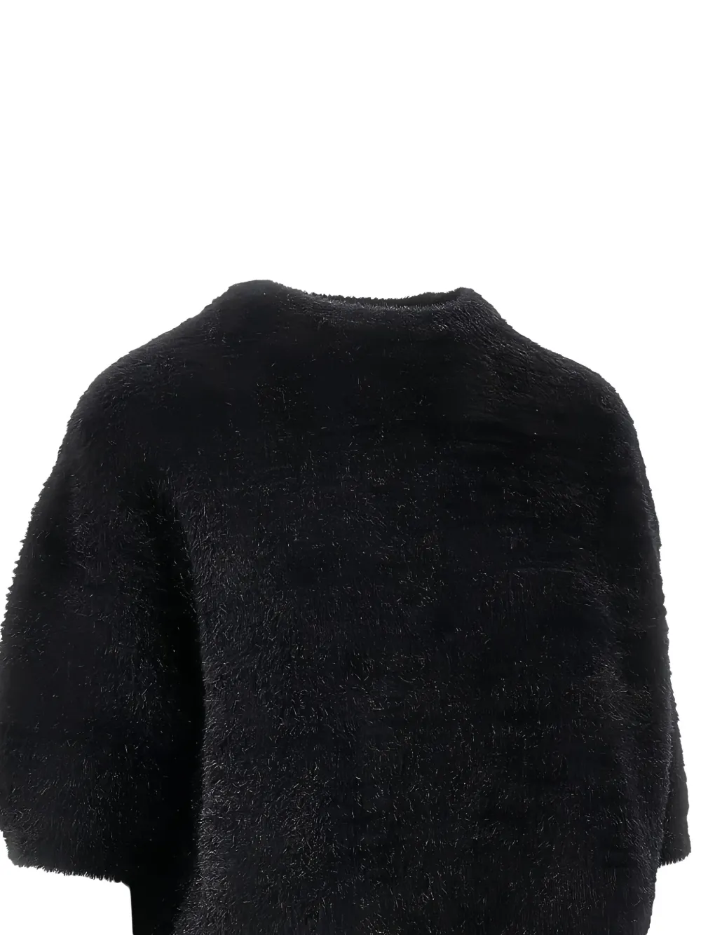 Emporio Armani Trui met lurex detail Zwart