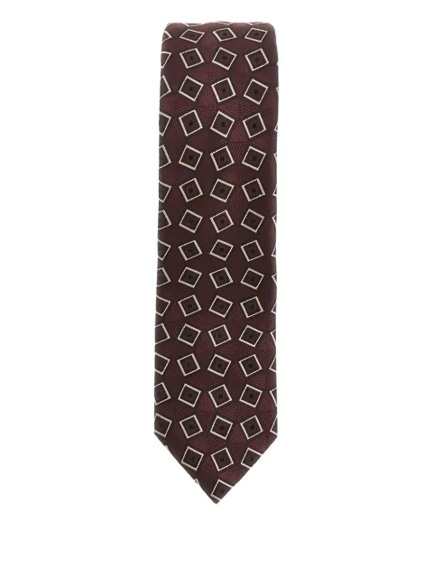 Emporio Armani geometric-patterned tie