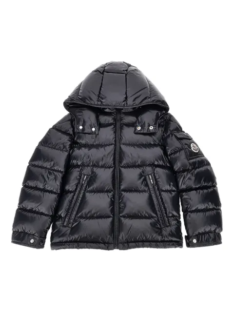 Moncler Enfant chamarra capitonada con capucha