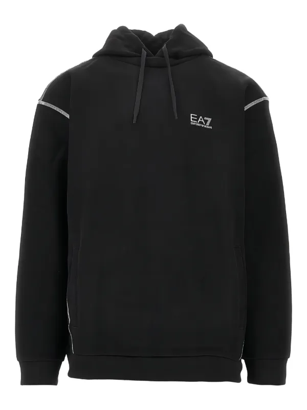 Ea7 Emporio Armani ロゴ パーカー | ブラック | FARFETCH JP