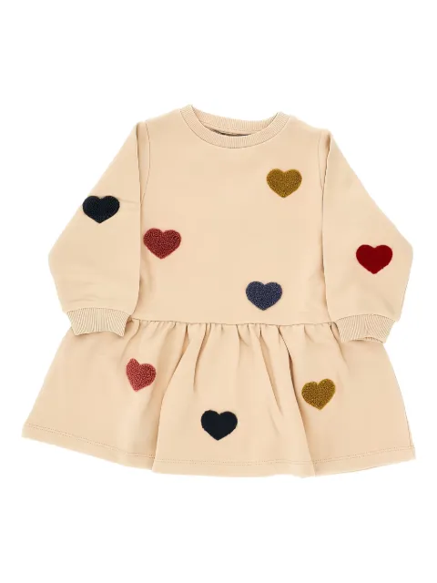 Konges Sløjd heart-appliqué dress