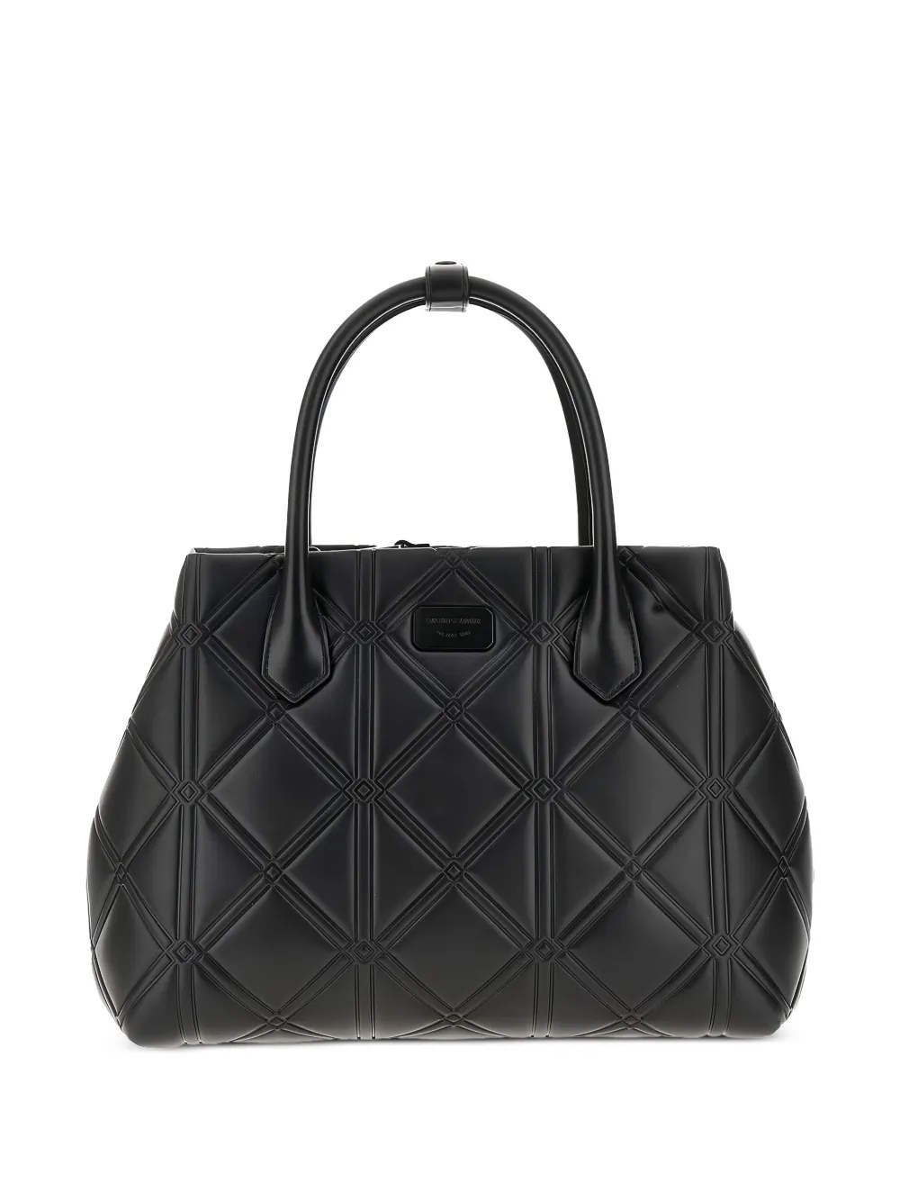 Emporio Armani Shopper met kettingdetail - Zwart