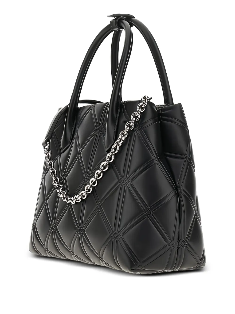 Emporio Armani chain-detail tote bag - Nero