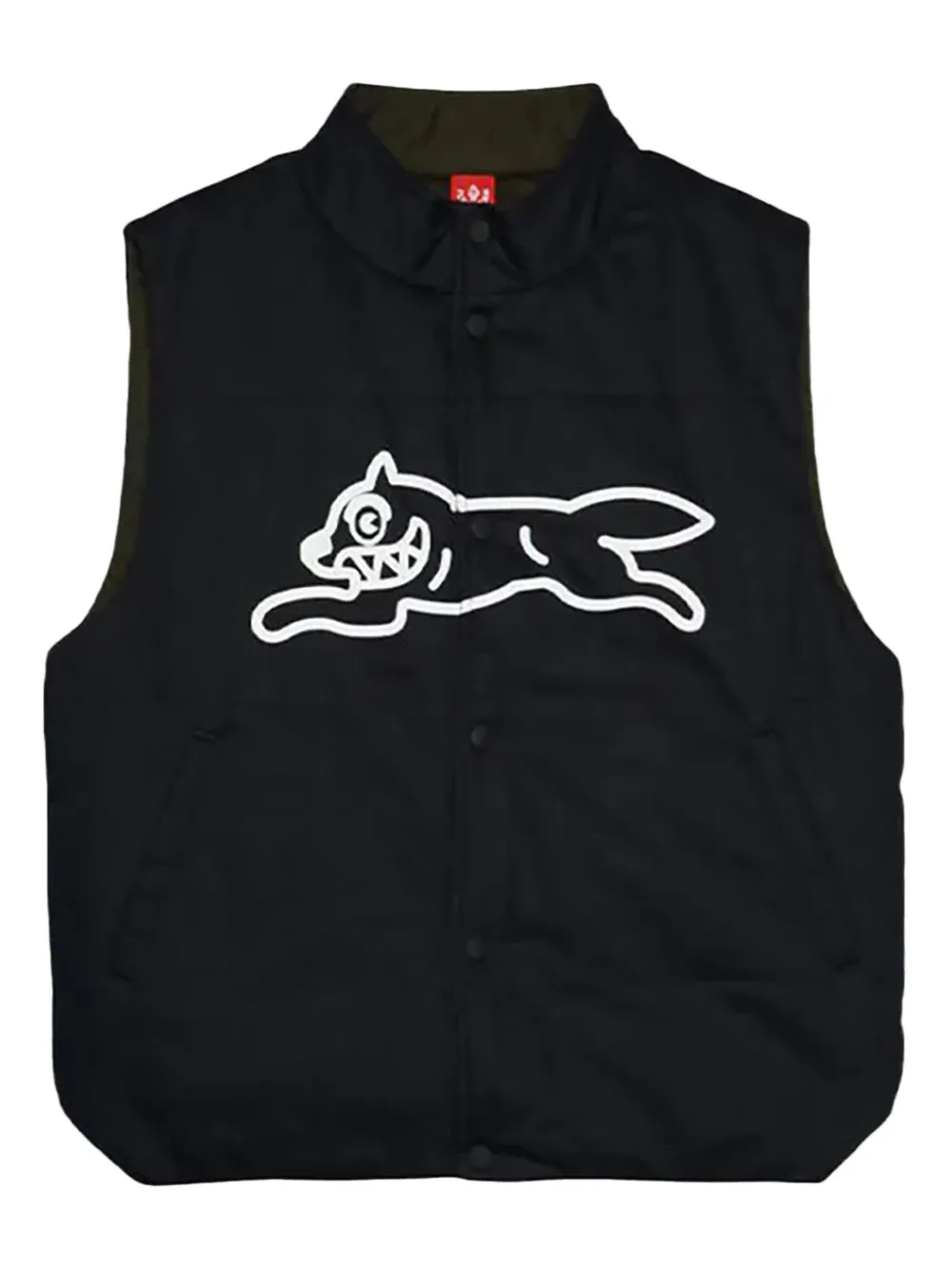 ICECREAM chaleco reversible con motivo Fox | negro | Image 1