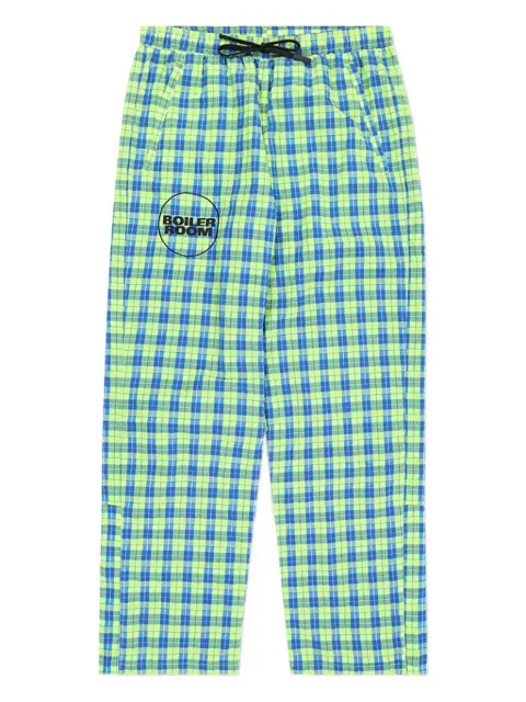 Pleasures Practice checked-pattern track pants