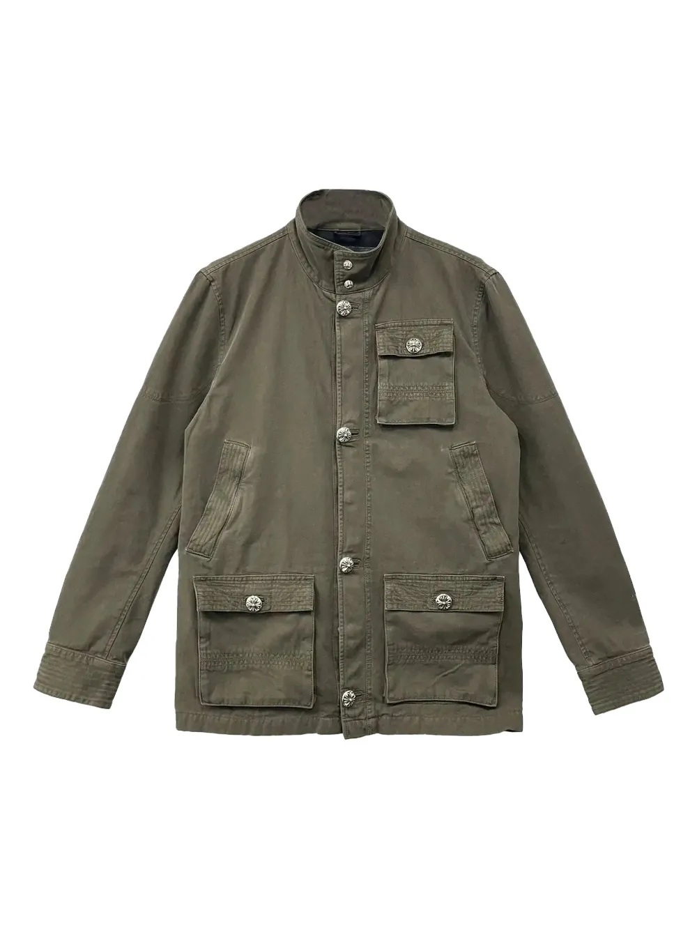 Chrome Hearts Cherry Bomb buttoned jacket | Green | Image 1