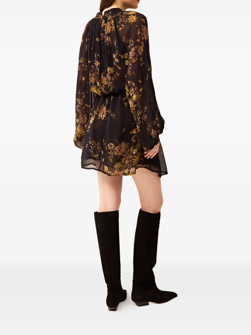 Marie Oliver Bobbi Mini Dress In Black