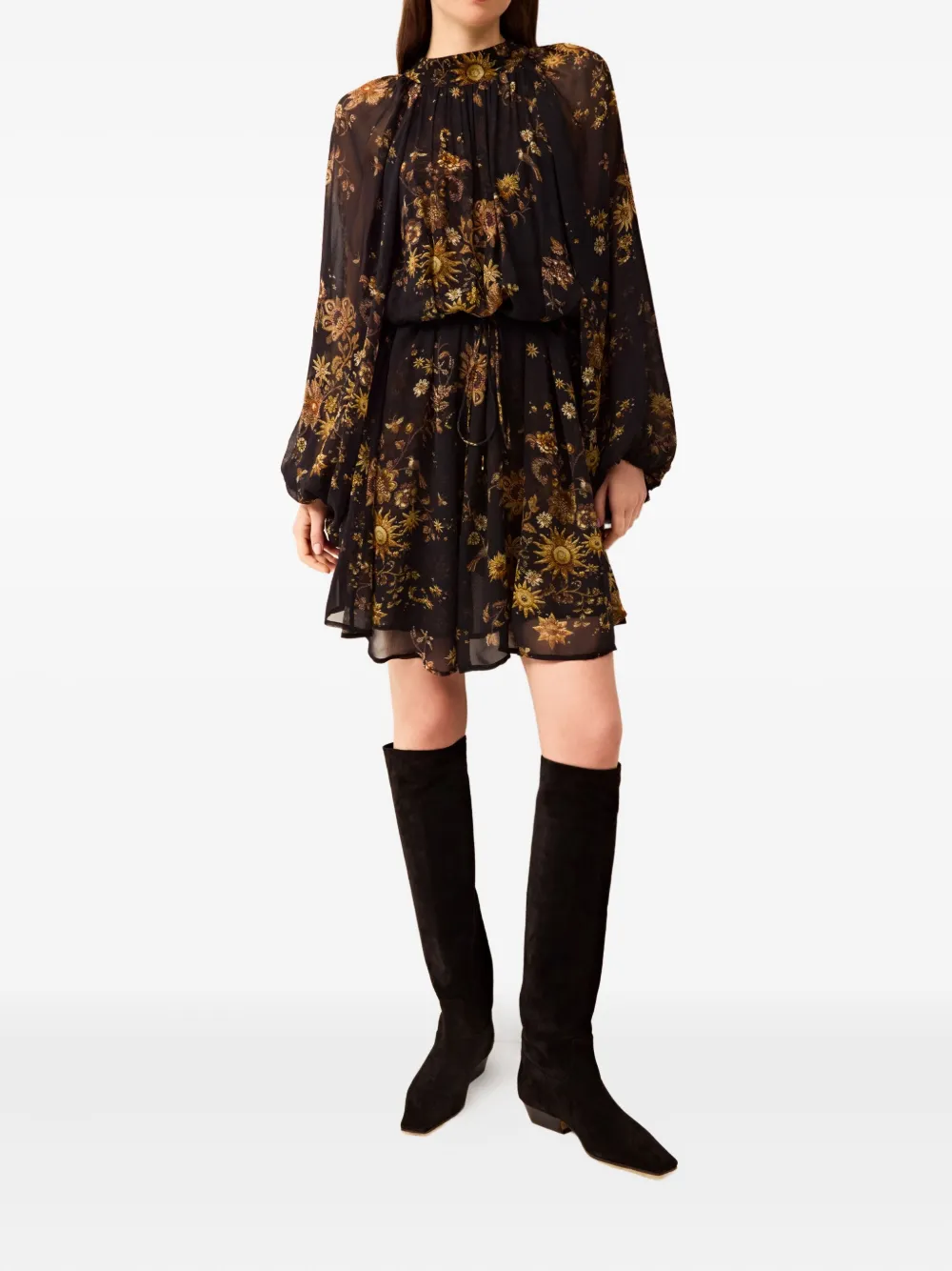 Marie Oliver Bobbi Mini Dress In Black