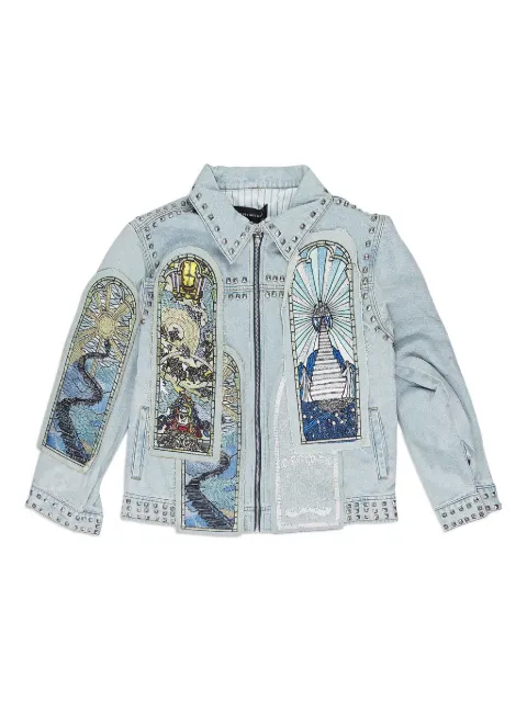 Who Decides War Eternity denim jacket