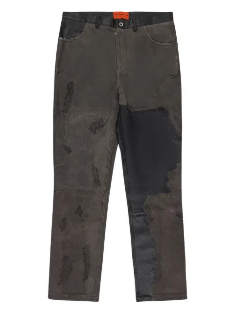 Who Decides War Bark leather trousers