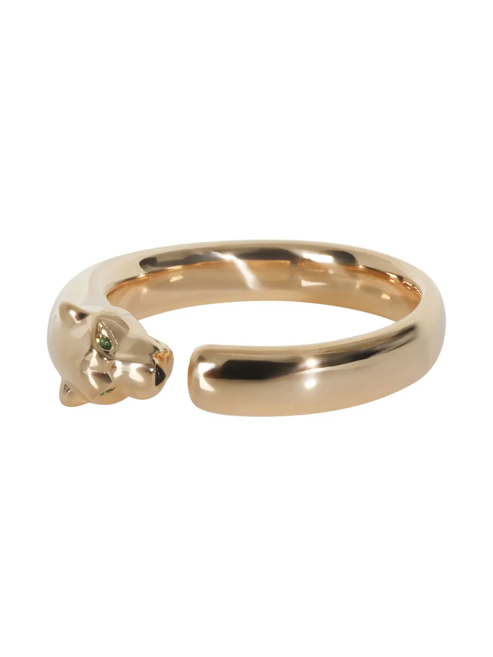 Pre-owned Cartier 18k Yellow Gold Panther Ring