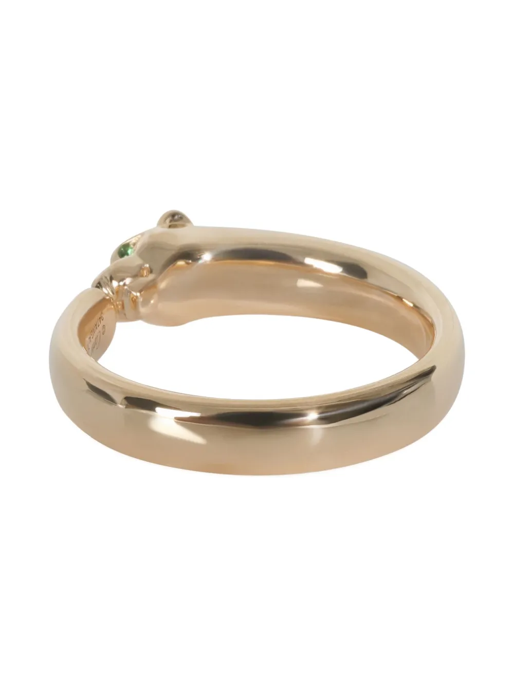 Pre-owned Cartier 18k Yellow Gold Panther Ring