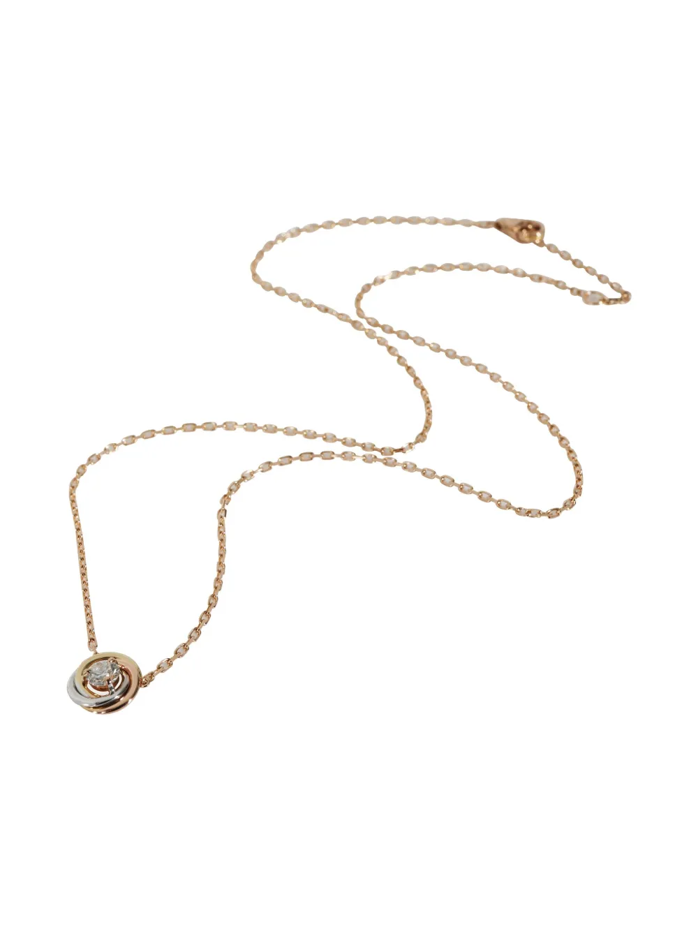 Pre-owned Cartier 18k Gold Diamond-pendant Necklaces