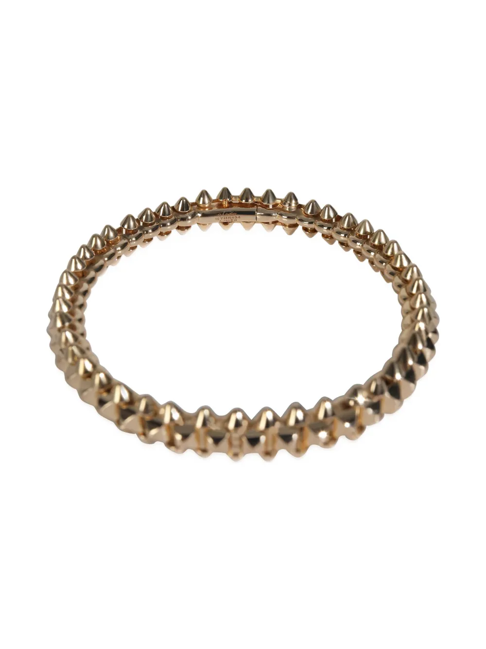 Pre-owned Cartier 18k Rose Gold Studded Bracelet