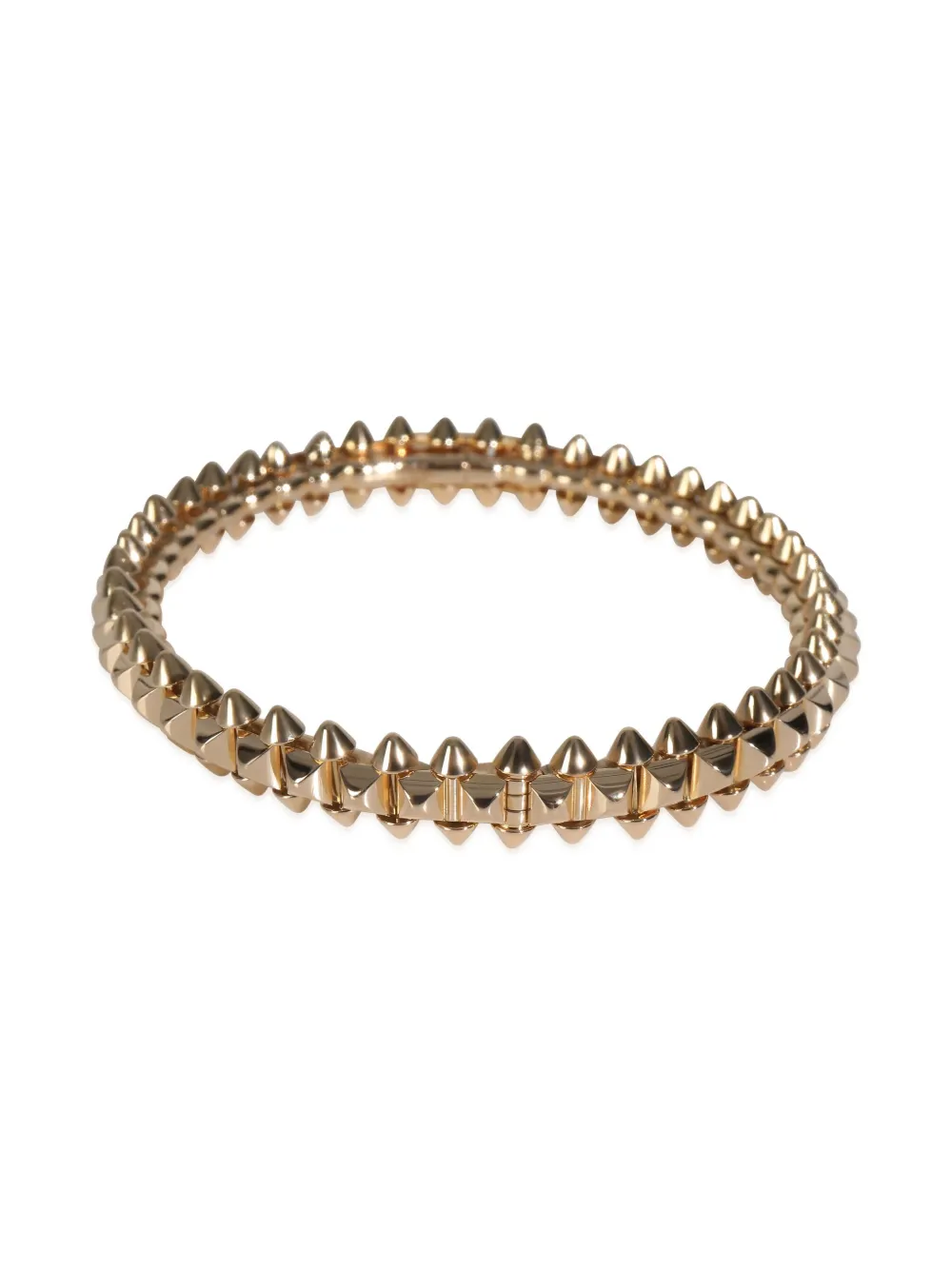 Pre-owned Cartier 18k Rose Gold Studded Bracelet