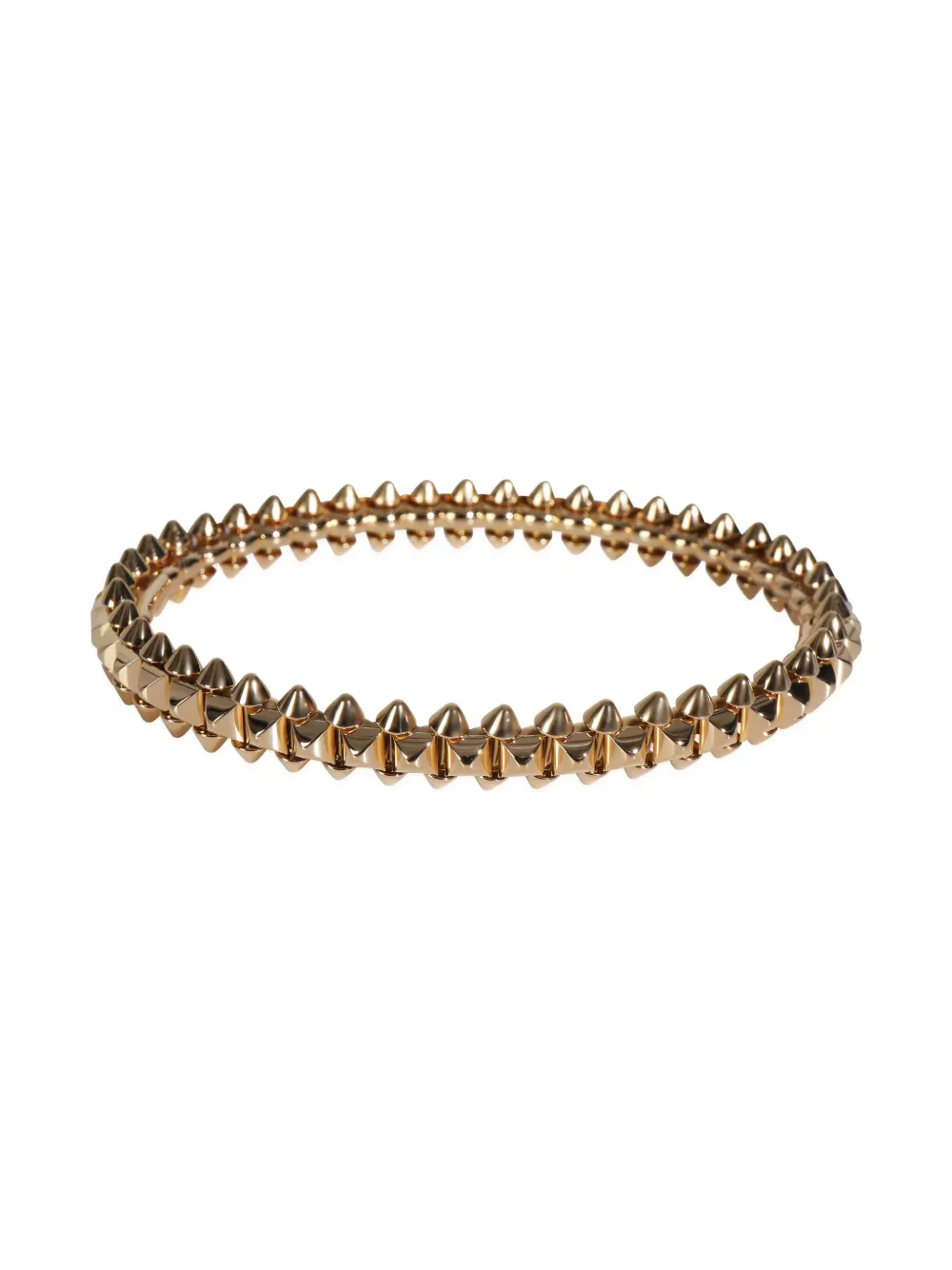 Pre-owned Cartier 18k Rose Gold Studded Bracelet