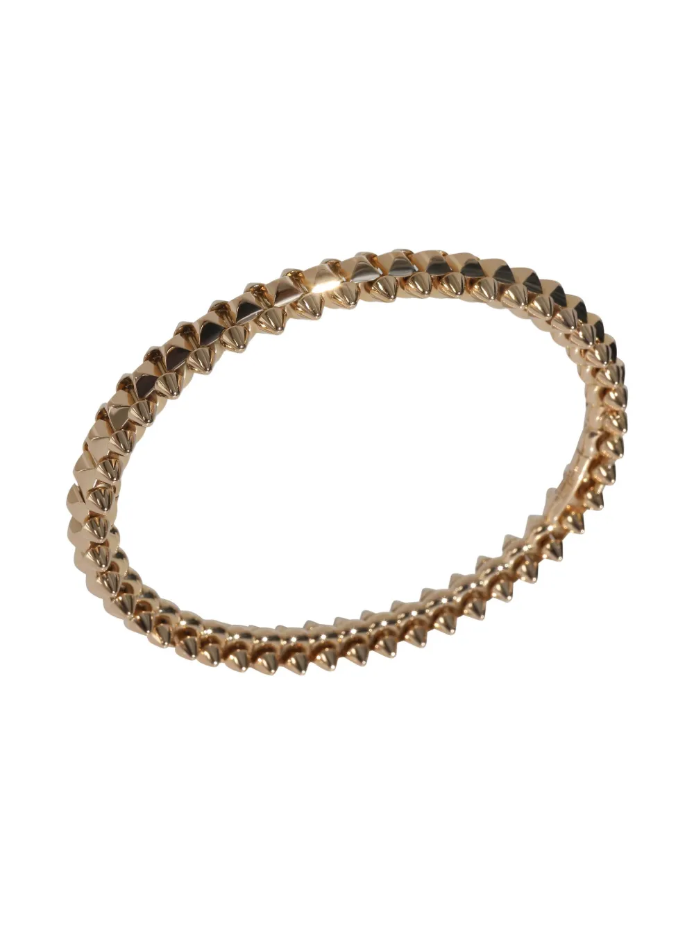 Pre-owned Cartier 18k Rose Gold Studded Bracelet