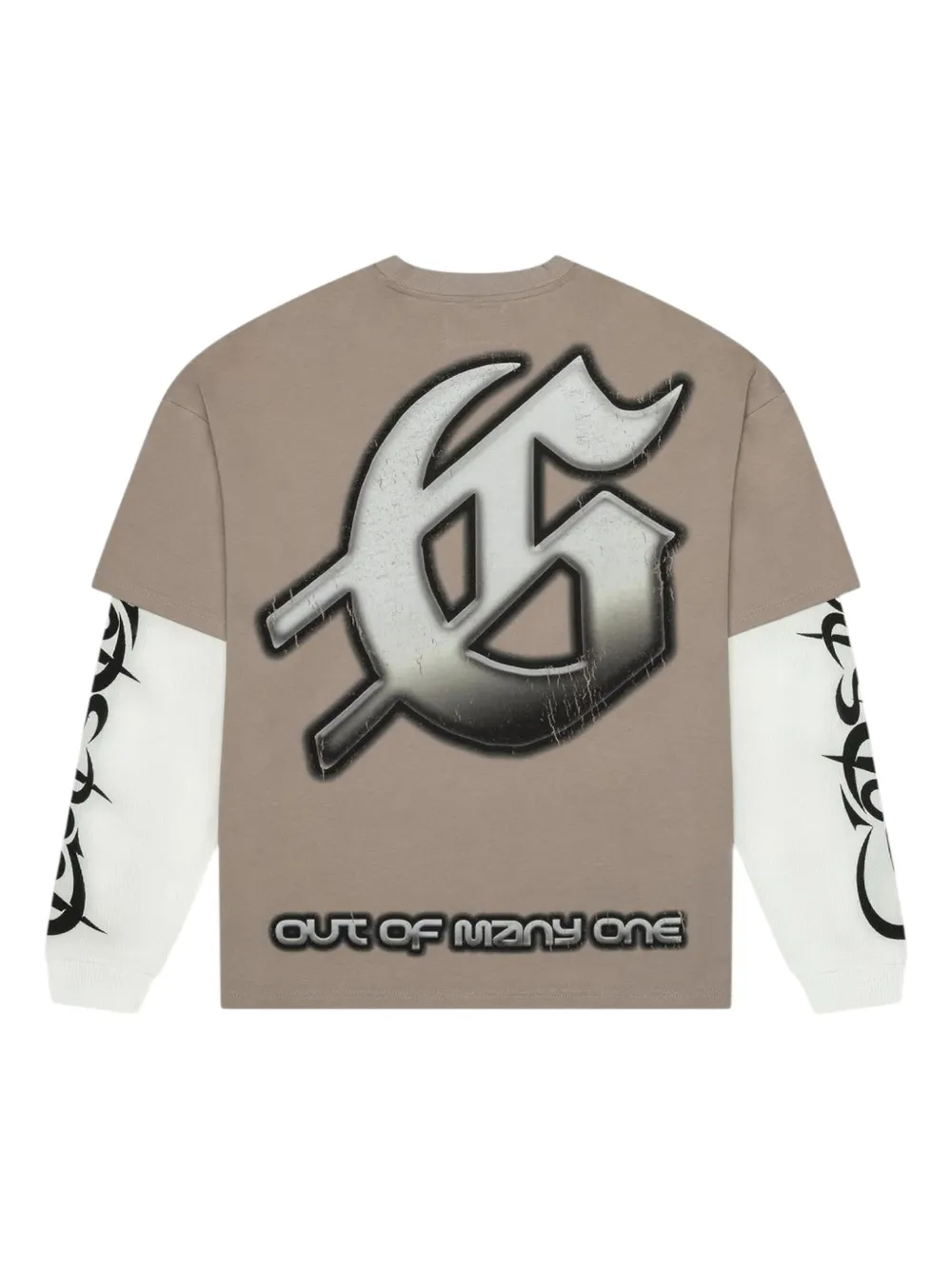 GODSPEED Sunken Liberty 2 layered T-shirt - Beige