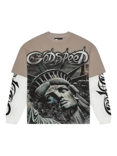 GODSPEED Sunken Liberty 2 layered T-shirt