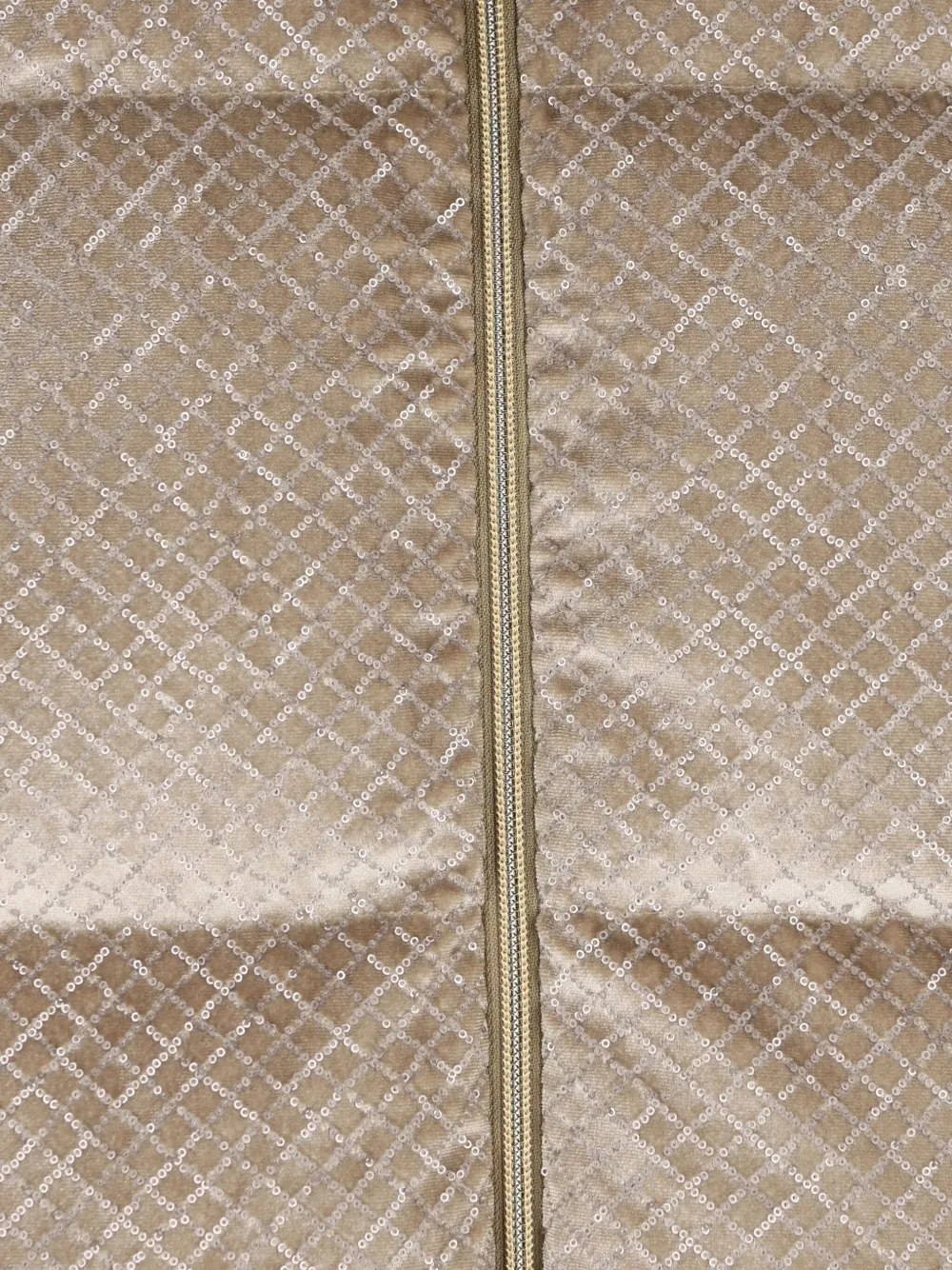 Herno High-neck Sequin Jacket In Neutral
