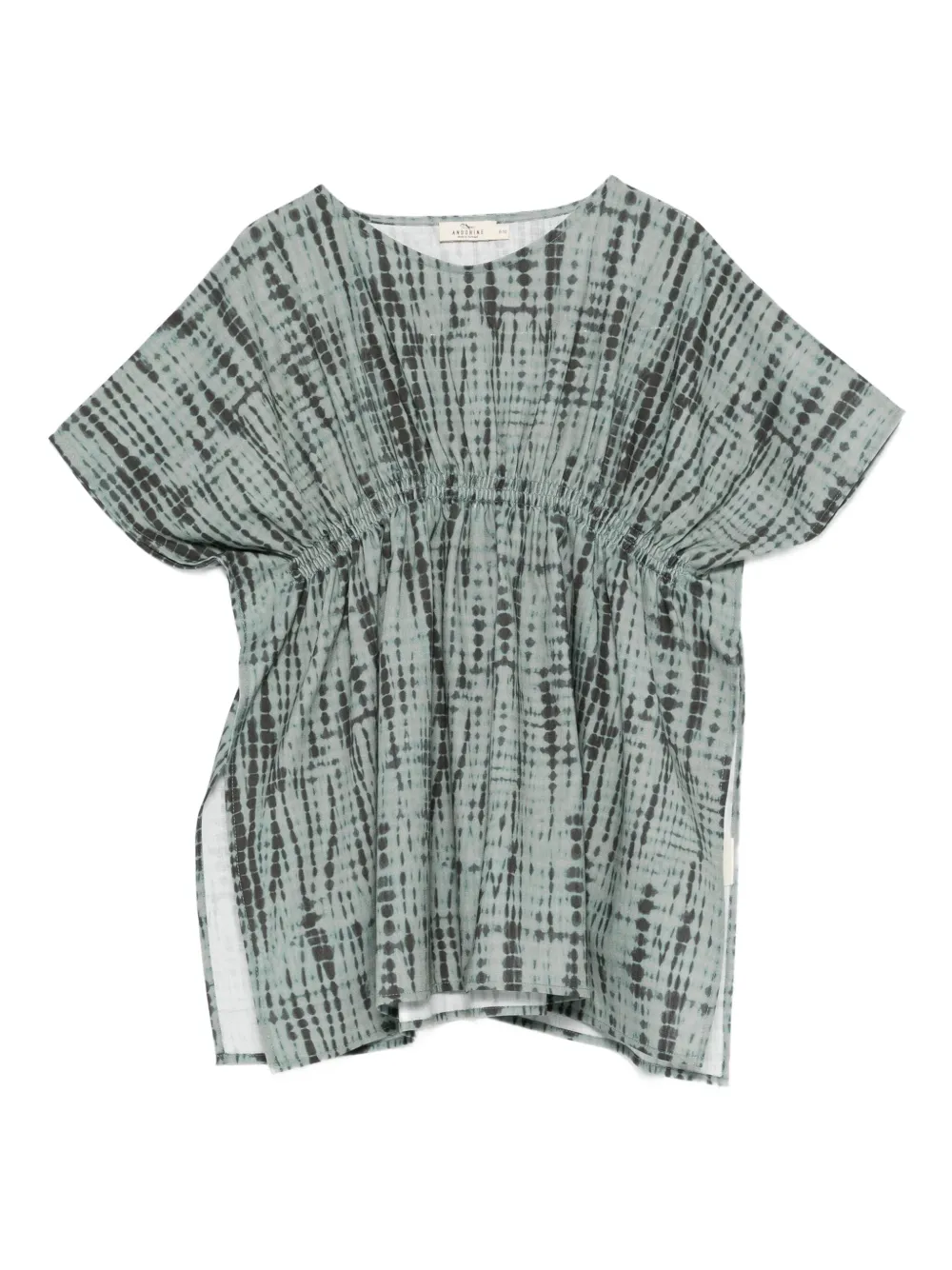 Andorine tie dye-pattern kaftan - グリーン Andorine tie dye-pattern kaftan - グリーン