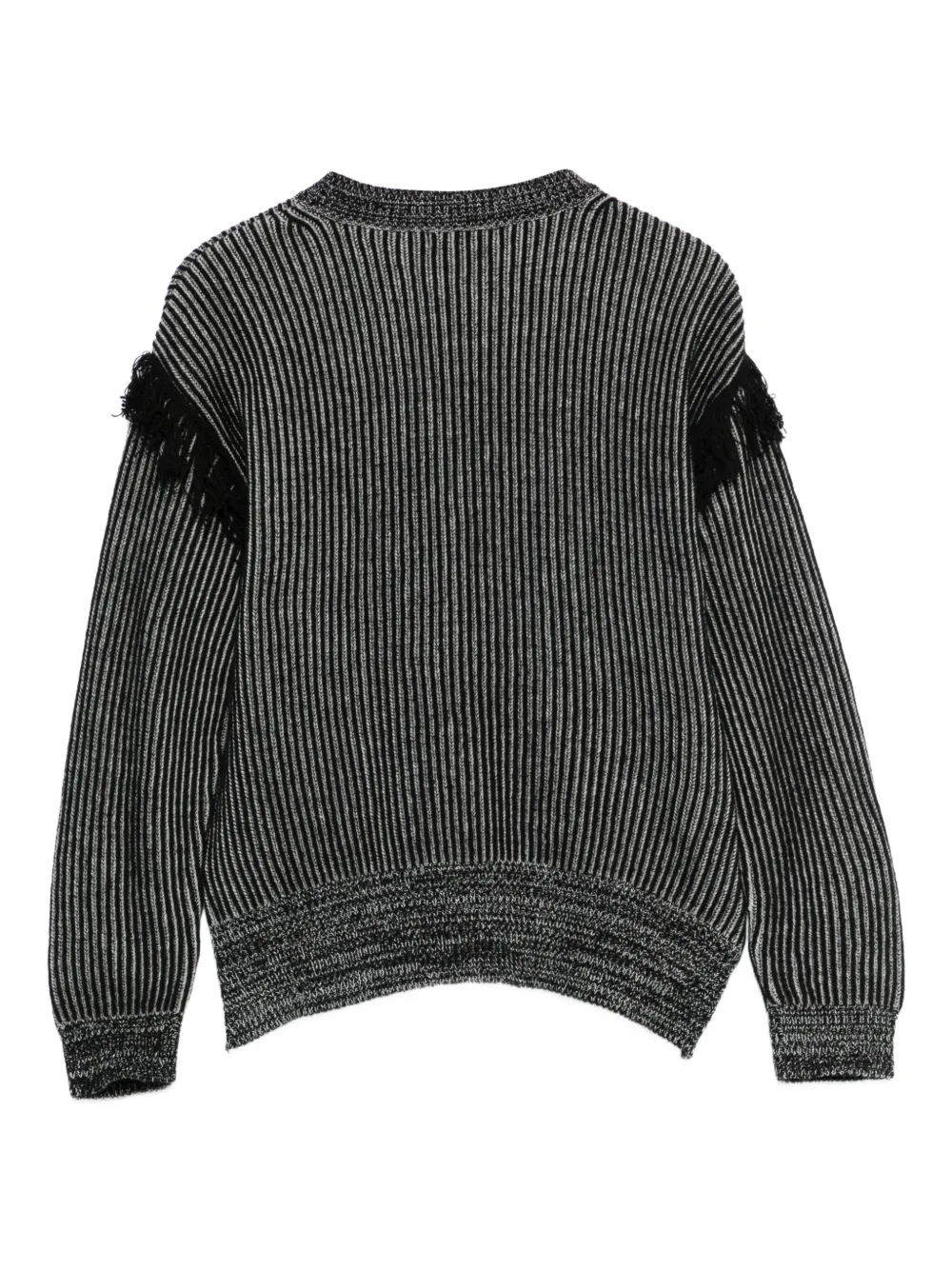 Andorine ribbed fringed-sleeve sweater | Girls Jumpers & Knitwear | Image 2