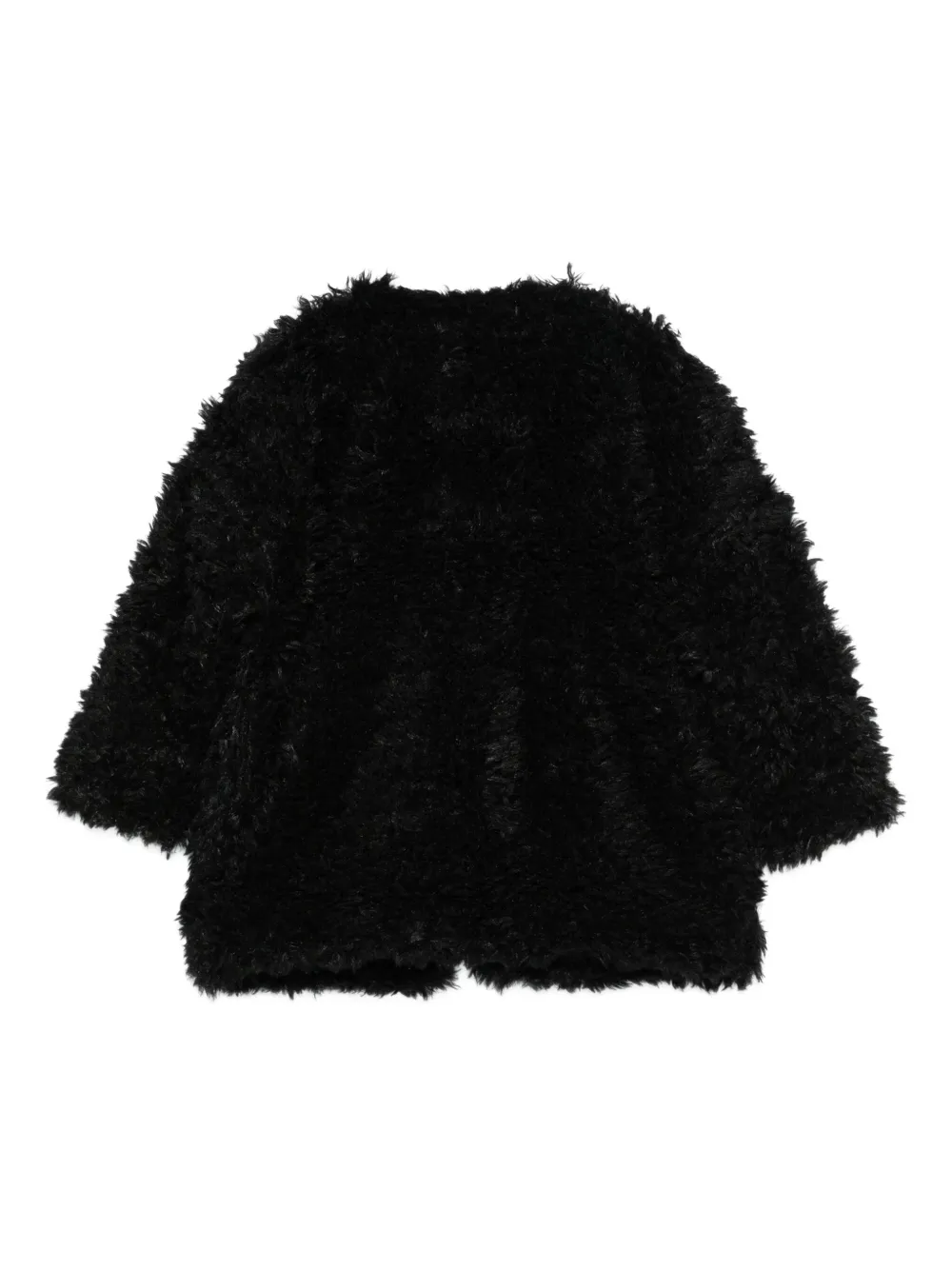 Andorine texture coat | Girls Faux Fur Coats | Image 2