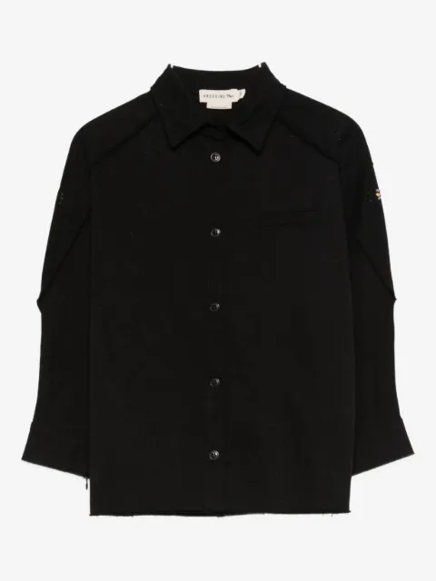Andorine embellished denim shirt